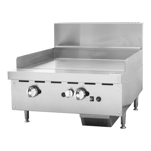 Brenner Forge 800 Series Bench Top Gas Griddle LPG with 2 Burners BREG8G-600L - Whisk Hospitality - BREG8G-600L