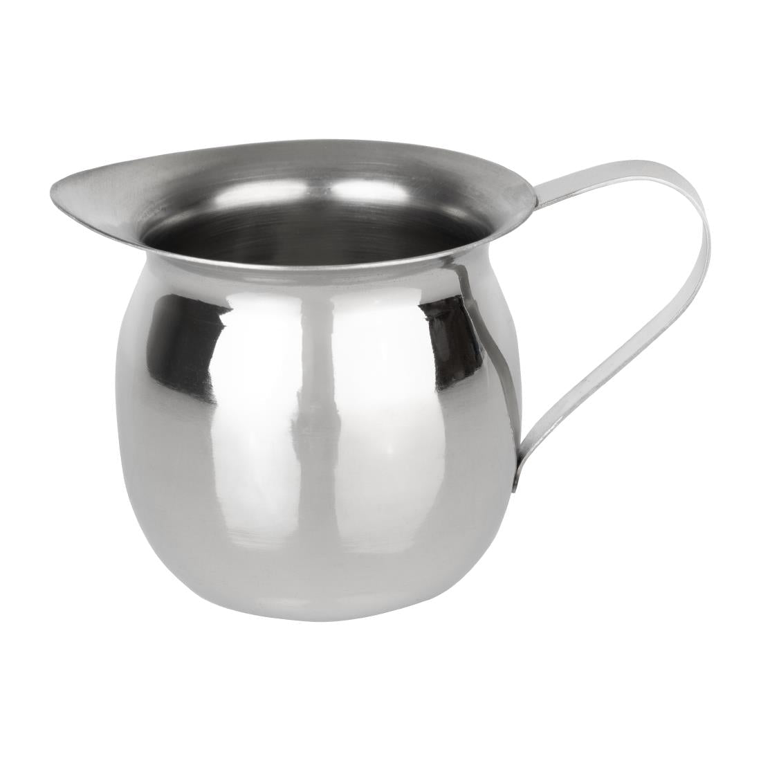 Olympia Mini Milk Jug Stainless Steel Plain - 120ml (Box 6) HY118 - Whisk Hospitality - HY118