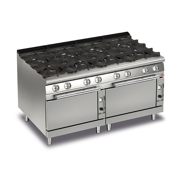 BARON 8 Burner Gas Cook Top With 2 Gas Ovens Q70PCF/G1605 - Whisk Hospitality - Q70PCF/G1605