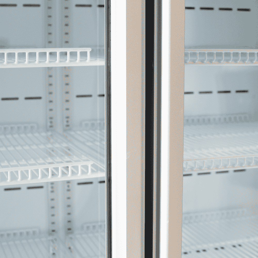 Bromic Upright Display Fridge - 960L - 2 Doors - Flat Glass - Cassette - White - Whisk Hospitality - GM1000LWCAS