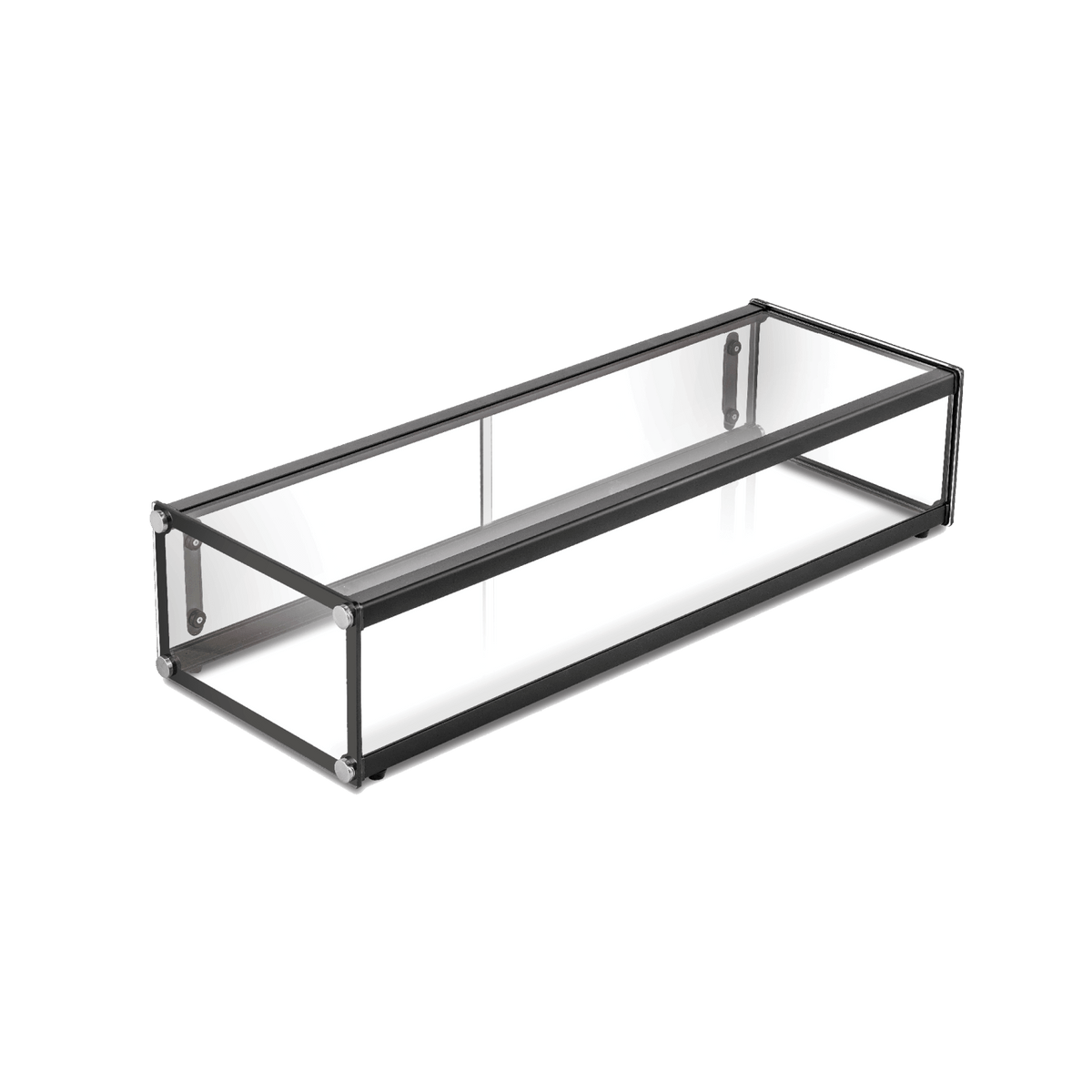Exquisite Single Tier Flat Glass Ambient Cake Display - CD48 - Whisk Hospitality - CD48