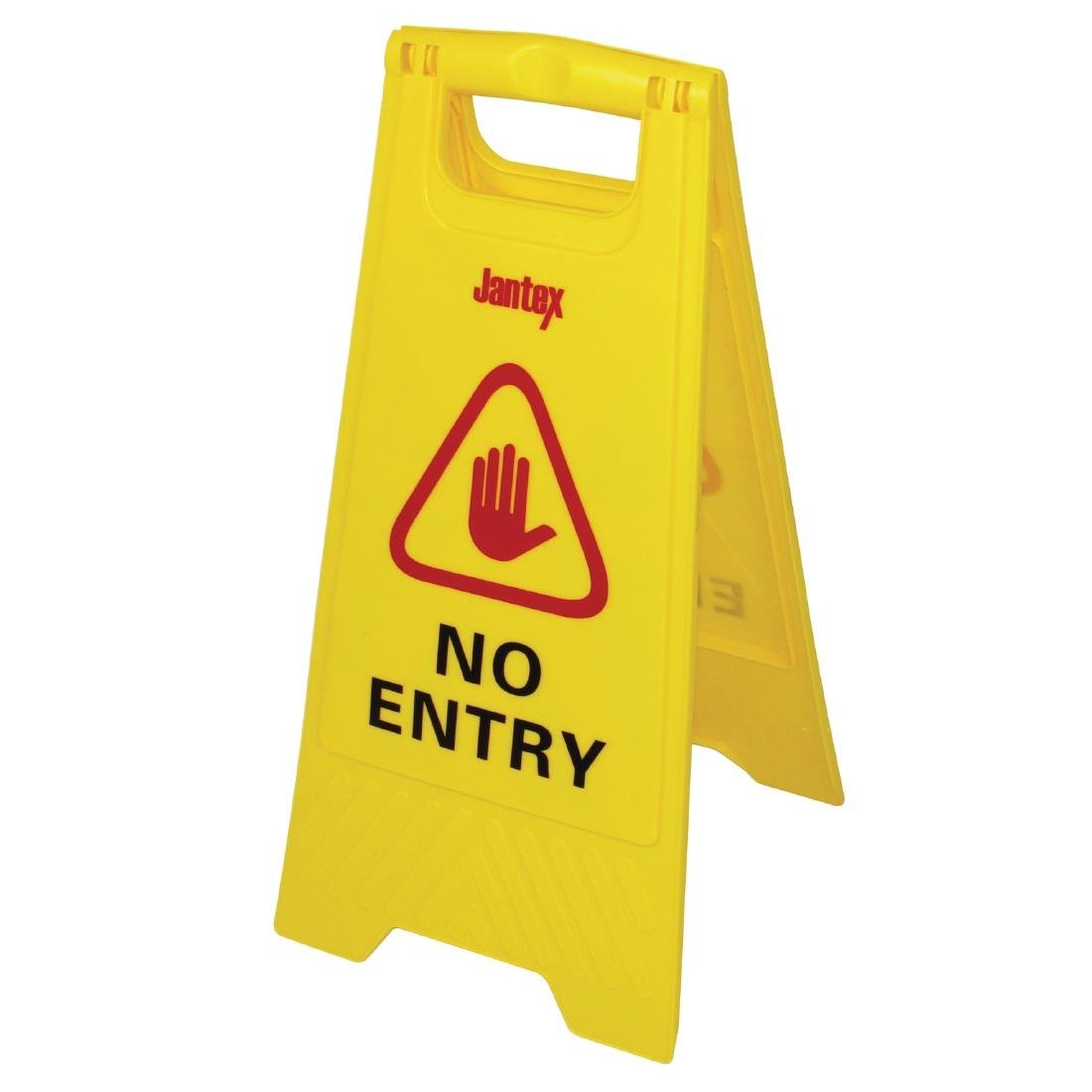 Jantex Wet Floor Sign 'No Entry' L434 - Whisk Hospitality - L434
