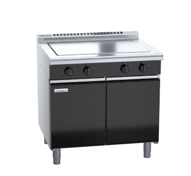 Waldorf Bold Rnl8140E Cb 900Mm Electric Solid Top Low Back Version Cabinet Base - Whisk Hospitality - RNLB8104E-CD