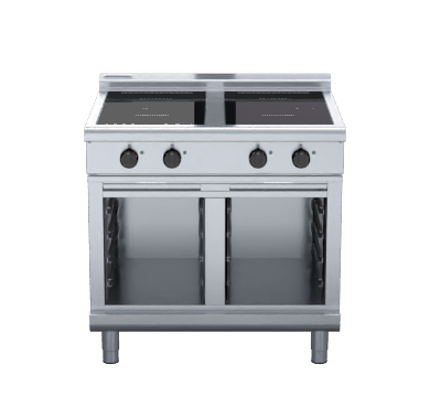 Waldorf 800 Series Inl8400R5 Cb 900Mm Electric Induction Cooktop Low Back Version Cabinet - Whisk Hospitality - INL8400R5-CB