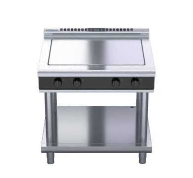 Waldorf Bold Rnl8140E Ls 900Mm Electric Solid Top Low Back Version Leg Stand - Whisk Hospitality - RNLB8104E-LS