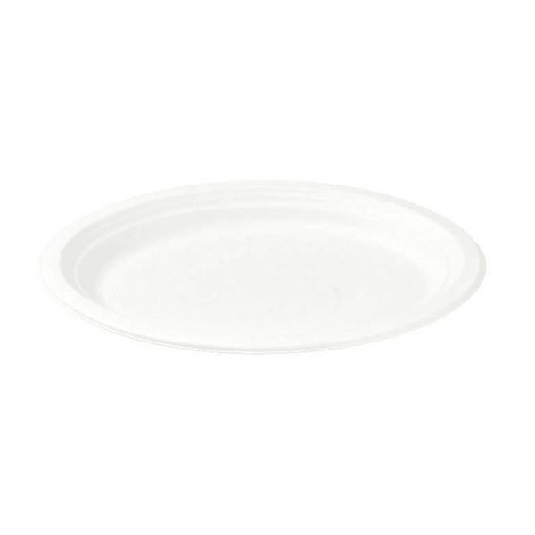 PakMax 12.5" Sugarcane Oval Plate PL-O12 - Whisk Hospitality - PL-O12