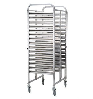 Anvil Stainless Steel 2 X 15 Tier GN Trolley TRS2015 - Whisk Hospitality - TRS2015