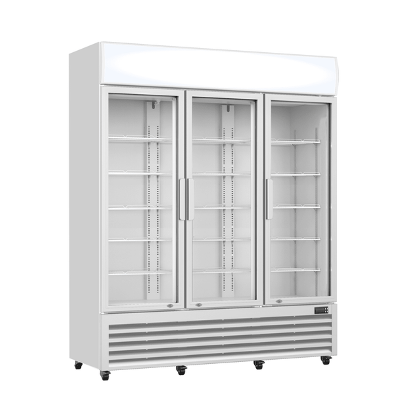 Thermaster Three Glass Door Colourbond Upright Drink Fridge LG-1203P - Whisk Hospitality - LG-1203P