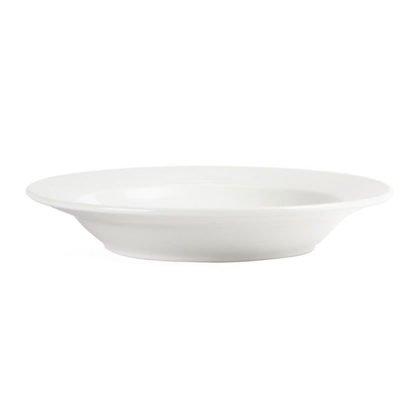 Olympia Whiteware Deep Plate - 27cm 10.75" (Box 6) C363 - Whisk Hospitality - C363