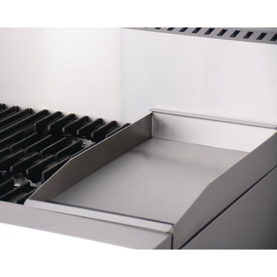 Thor 4 Burner Oven with 12" Griddle with flame failure - NG TR - 4F - G12F NG GH102 - N - Whisk Hospitality - GH102-N
