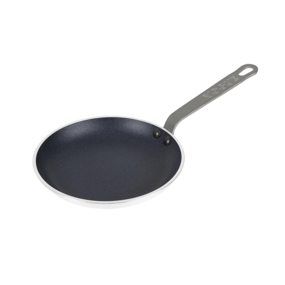 Vogue Blinis Frypan Aluminium Teflon Platinum Plus - 150x20mm 6x 3/4" S340 - Whisk Hospitality - S340