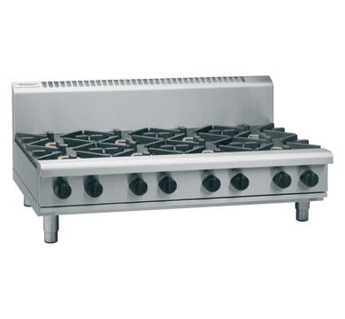 Waldorf 800 Series Rnl8800G B 1200Mm Gas Cooktop Low Back Version Bench Model - Whisk Hospitality - RNL8800G-B