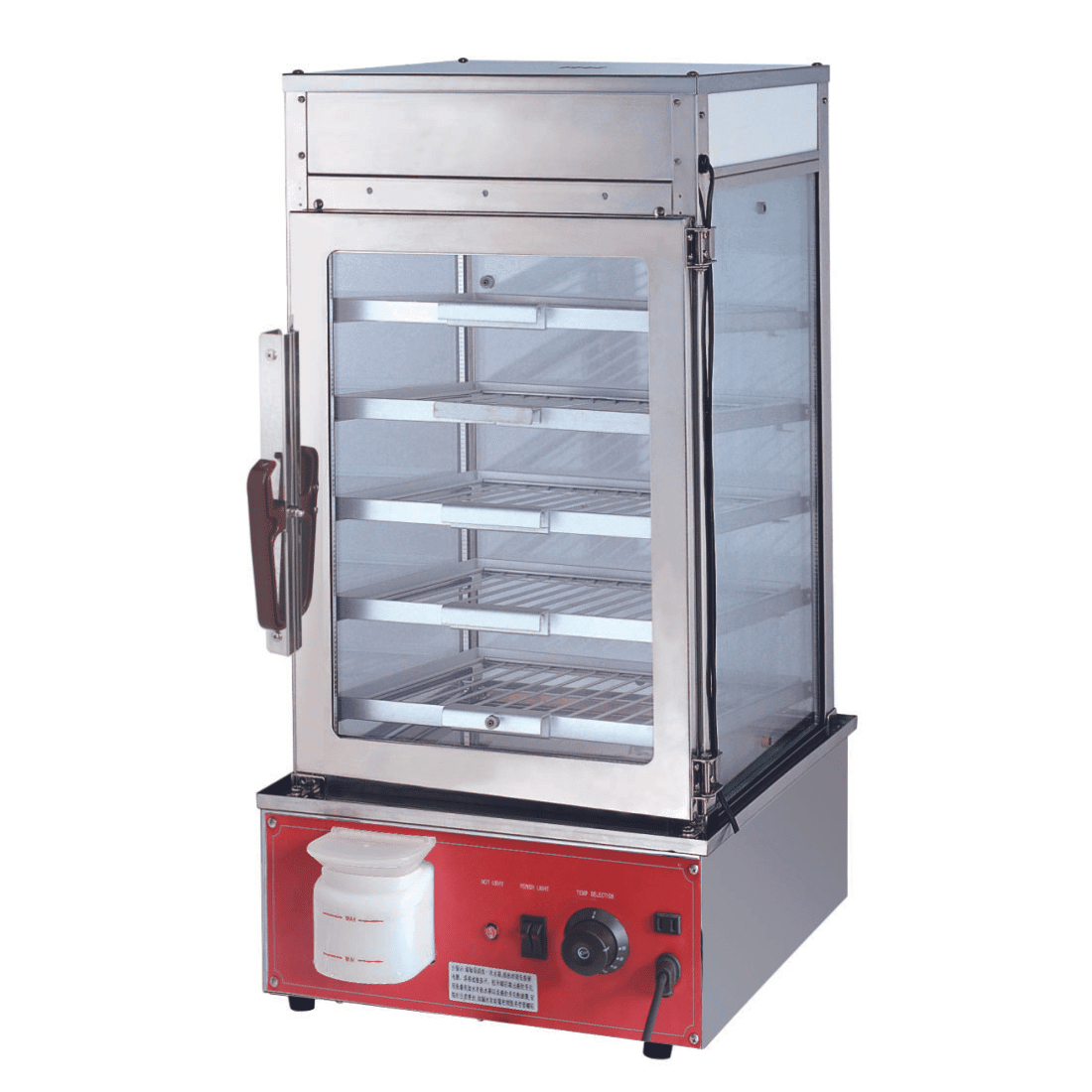 Heavy Duty Electric steamer display cabinet 1.2kw - MME - 500H - S - Whisk Hospitality - MME-500H-S