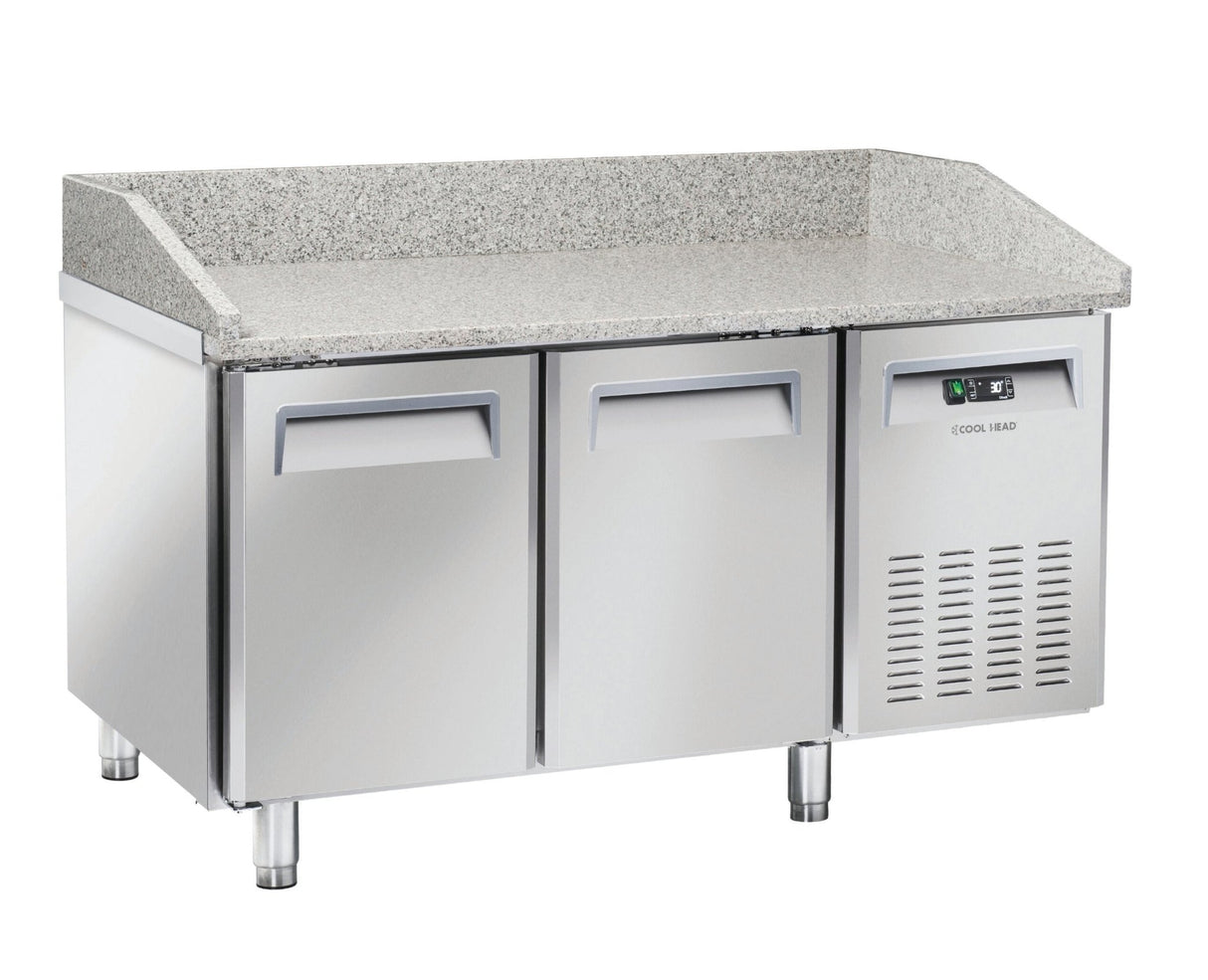 Saltas Marble Top Pizza Fridge 2 Door MPB0020 - Whisk Hospitality - MPB0020