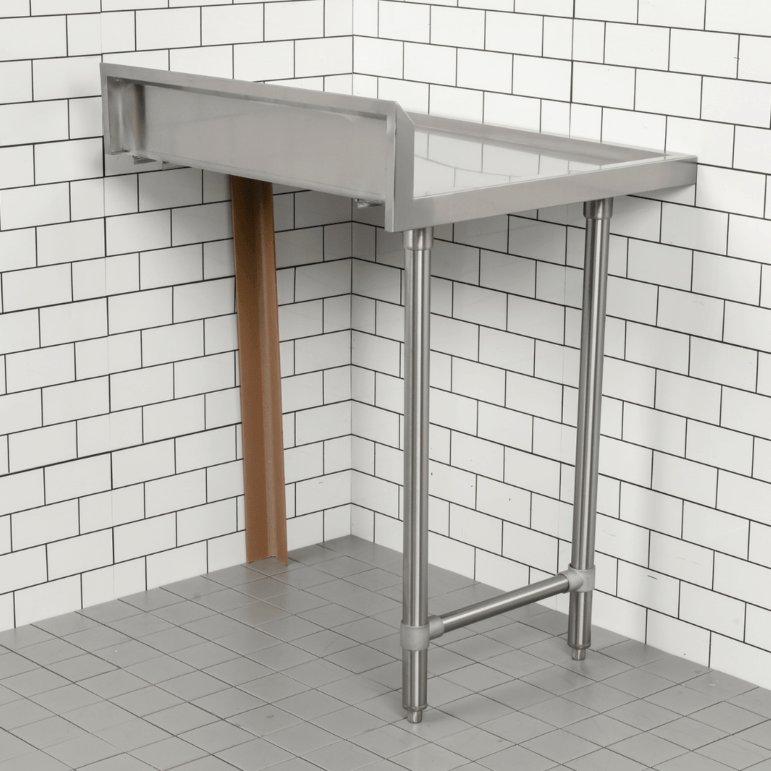 Modular System Clean Dish Table with Splashback CDT - 600R - Whisk Hospitality - CDT-600R