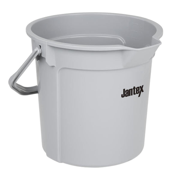 Jantex Graduated Bucket with Pouring Lip 14Ltr - Grey FU589 - Whisk Hospitality - FU589