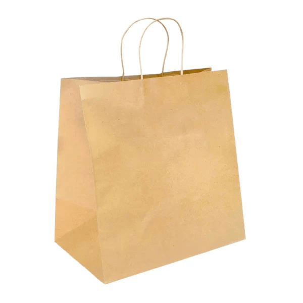 PakMax Jumbo Twist Handle Kraft Paper Bags RPRR-120-J - Whisk Hospitality - RPRR-120-J