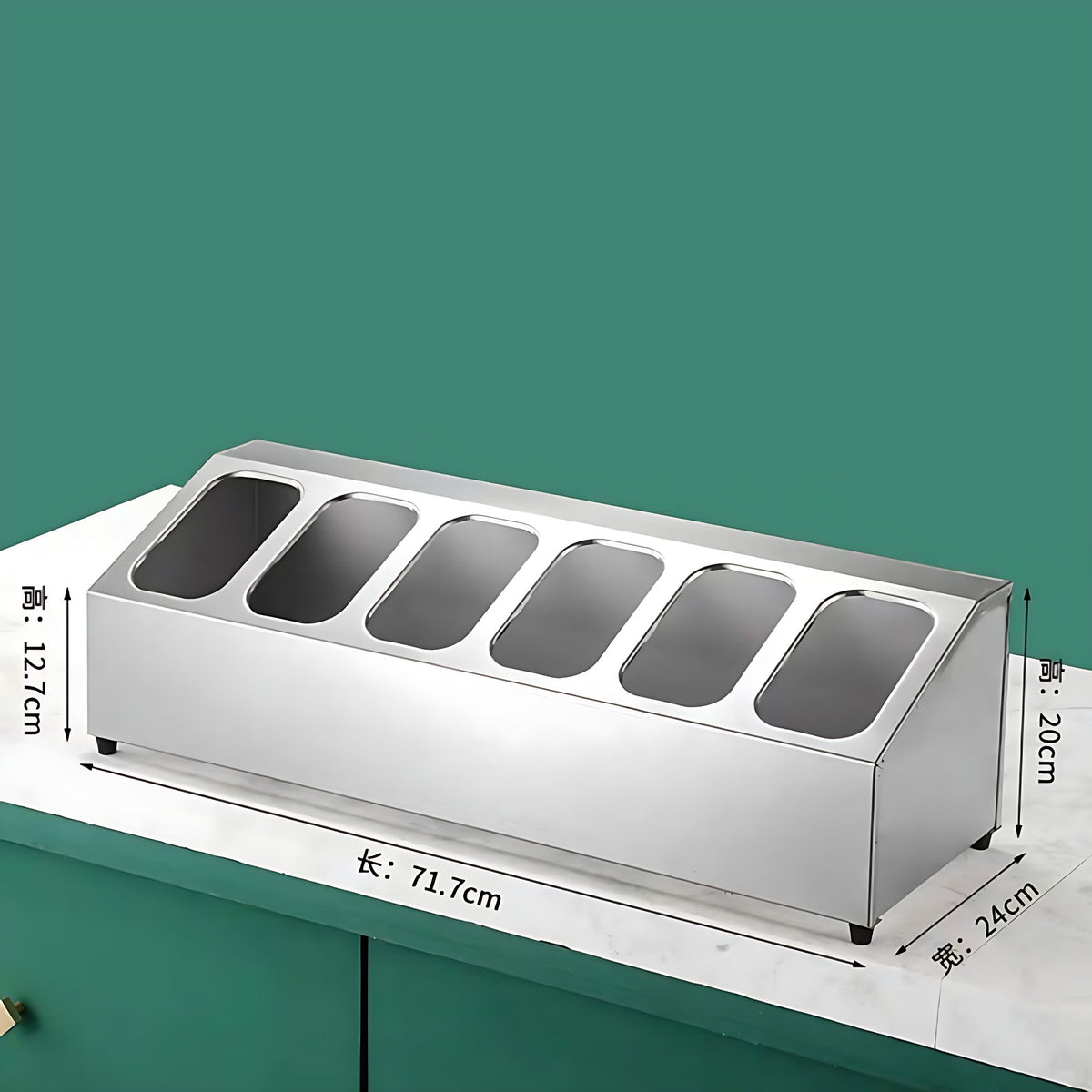 Gastronorme Pan Rack - S/S - 1/9 / 1 Row / 6 Grids - Whisk Hospitality - 402959
