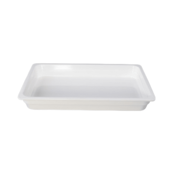 Gastronorme Pan - Melamine - White - 1/1 / 65mm - Whisk Hospitality - 79423
