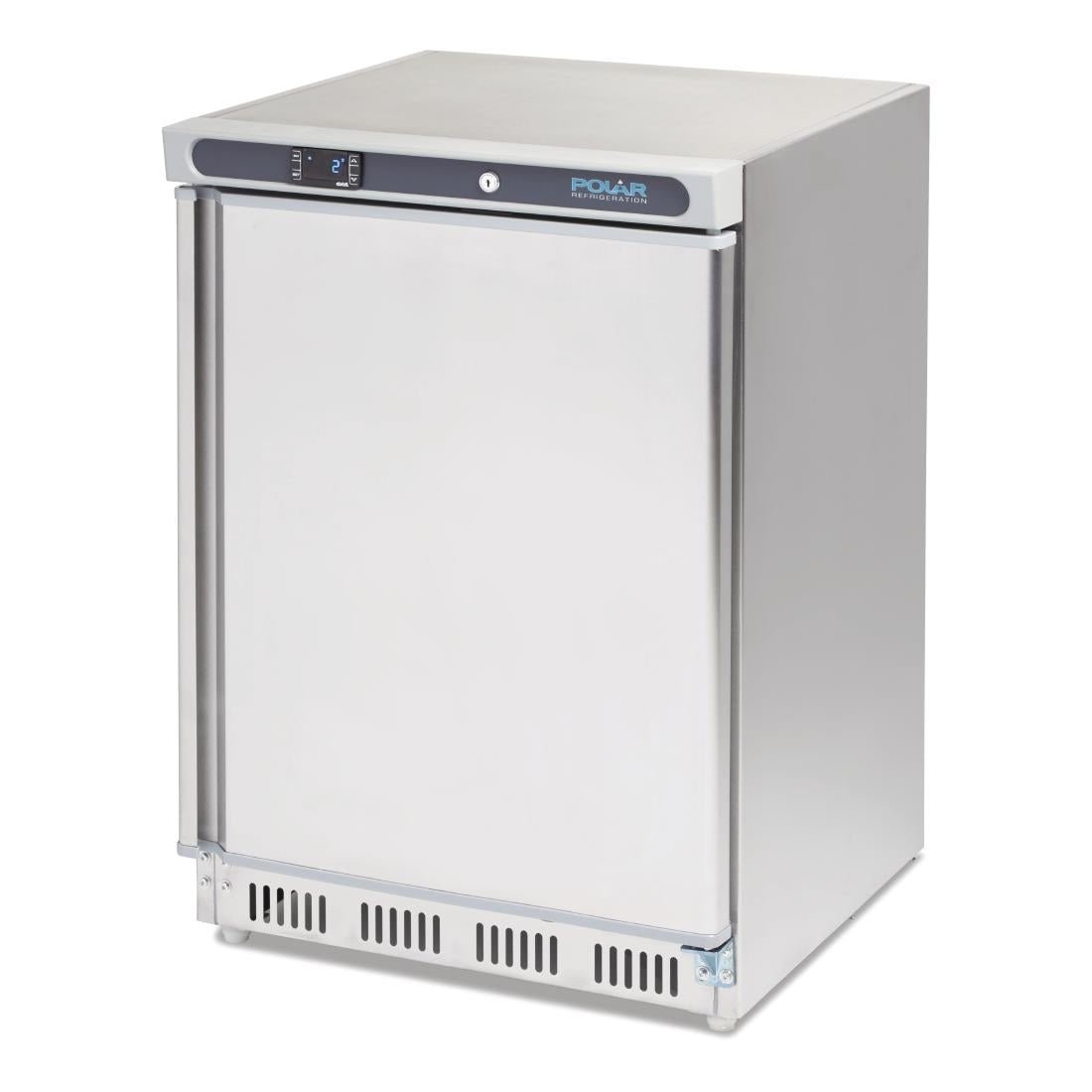 Polar C - Series Stainless Steel Under Counter Freezer - 140Ltr CD081 - A - Whisk Hospitality - CD081-A