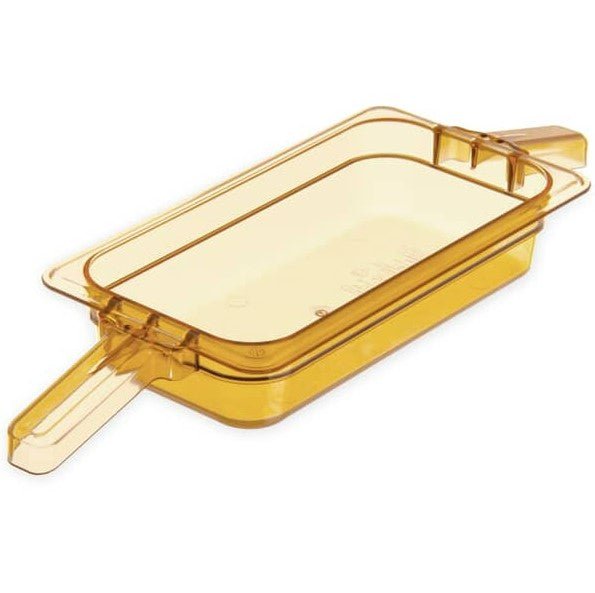 30861HH13 – Double Handled High Heat Amber Pan, 1/3 Size, 102mm Deep - Whisk Hospitality - 30861HH13