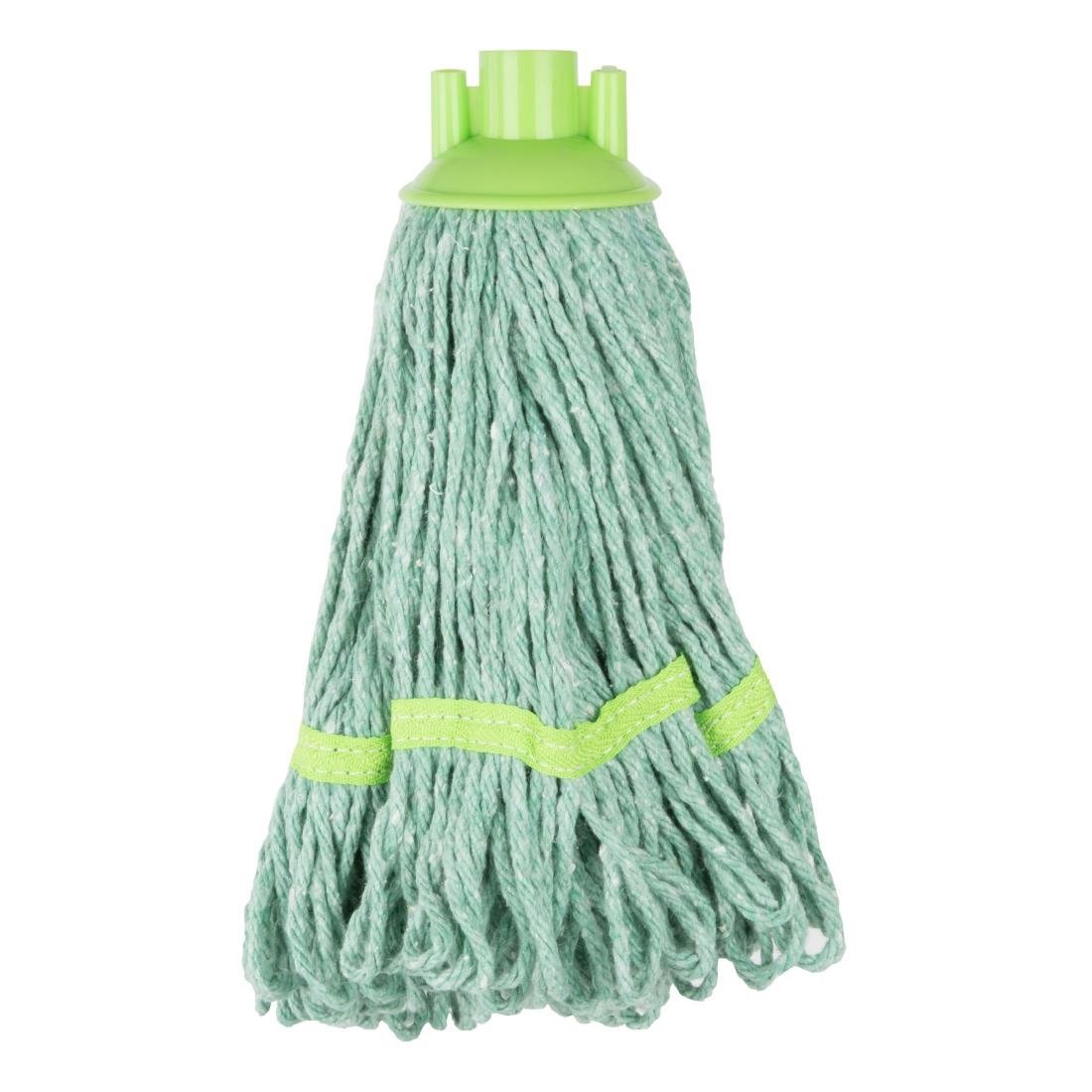 Jantex Deck Mop Head Green Stripe - 200g HX246 - Whisk Hospitality - HX246
