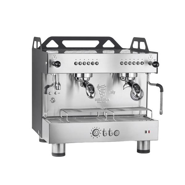 Bezzera OTTO Black Compact 2 Group Espresso Machine BZOTTOCDE2IB1 - Whisk Hospitality - BZOTTOCDE2IB1