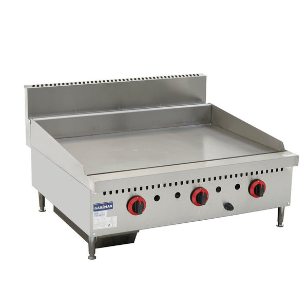 Gasmax Three burner LPG Griddle Top - GG - 36LPG - Whisk Hospitality - GG-36LPG