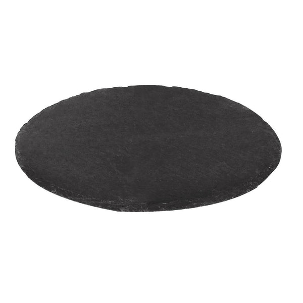 Olympia pizza board slate 330mm diameter GF316 - Whisk Hospitality - GF316