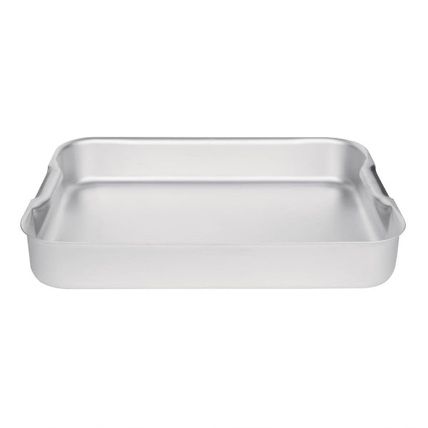 Vogue Roasting Dish Aluminium - 430x320x70mm 16 1/2x12x2 3/4" K424 - Whisk Hospitality - K424
