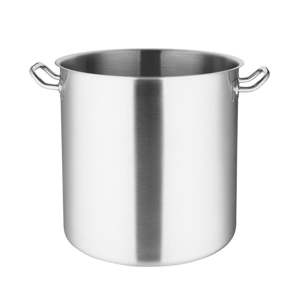 Vogue Deep Stockpot St/St - 360mm 14 1/5" T555 - Whisk Hospitality - T555