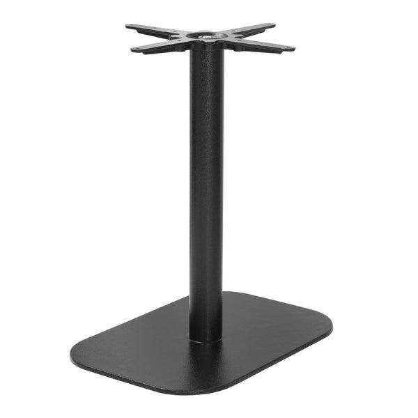 Bolero Black Cast Iron Table Base - 42x60x72cm FU548 - Whisk Hospitality - FU548