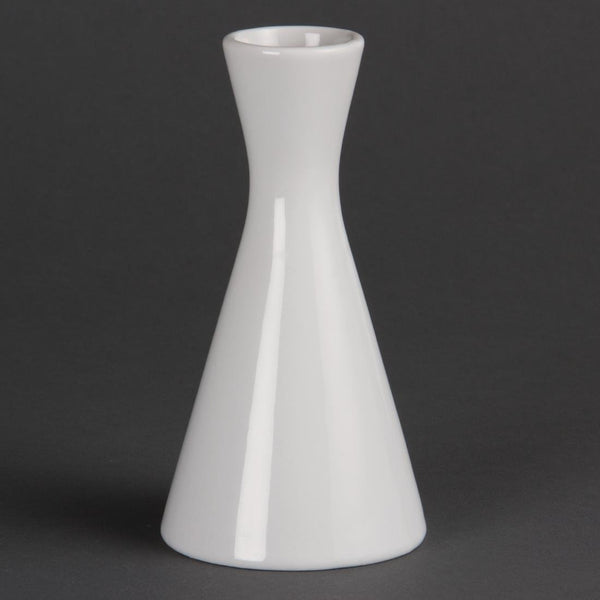 Olympia Whiteware Bud Vase - 140mm (Box 6) CB701 - Whisk Hospitality - CB701