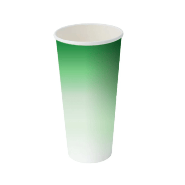 PakMax 22oz Single Layer Cold Paper Cup SLCPC-90-22G - Whisk Hospitality - SLCPC-90-22G