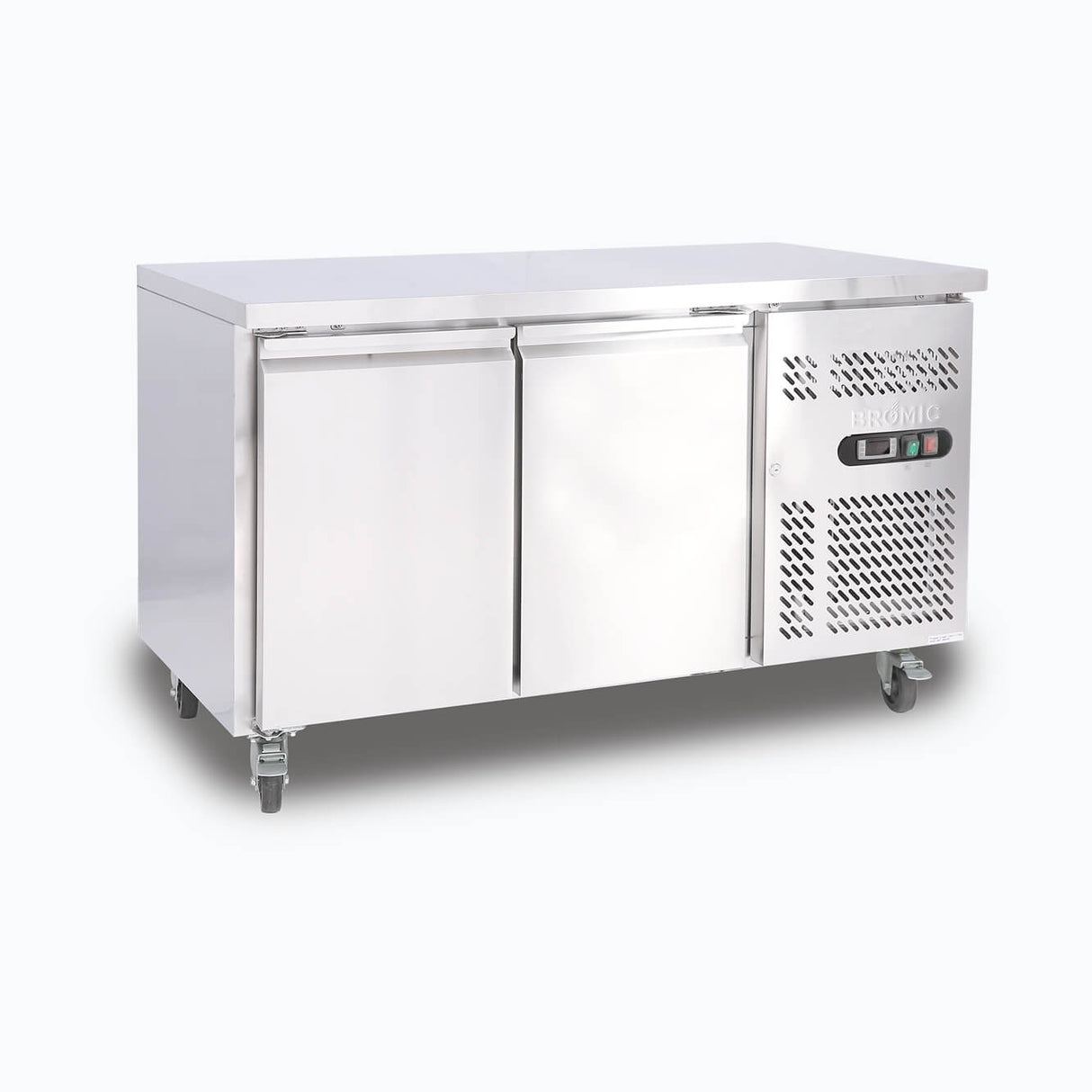 Bromic Under Bench Fridge - 282L - 2 Doors - Stainless Steel - Whisk Hospitality - UBC1360SD-NR