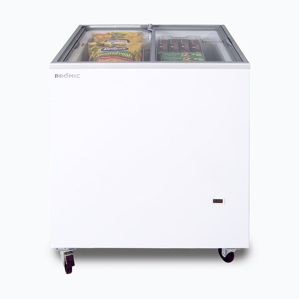 Bromic Display Chest Freezer - 191L - Flat Glass Top - Whisk Hospitality - CF0200FTFG-NR