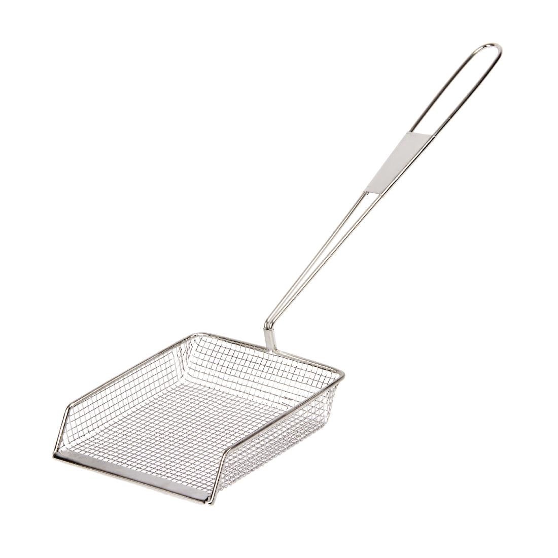 Vogue Chip Shovel St/St - 195mm 8" (Square Mesh) J673 - Whisk Hospitality - J673