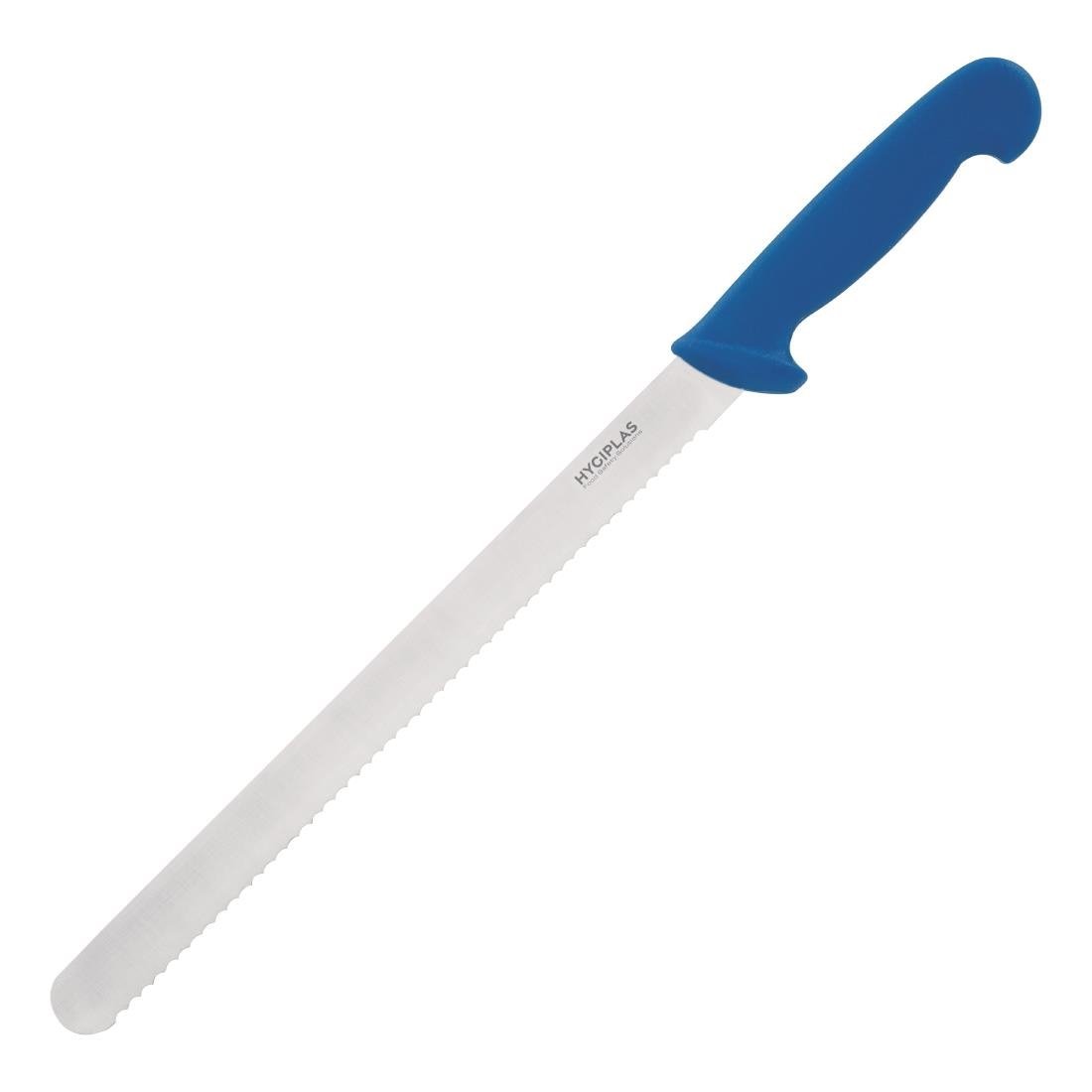 Hygiplas Slicer Serrated Blue - 12" C856 - Whisk Hospitality - C856