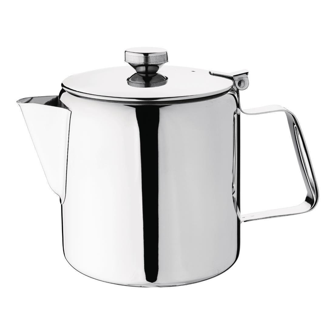 Olympia Concorde Teapot Mirror Finish St/St - 1365ml 48oz K680 - Whisk Hospitality - K680