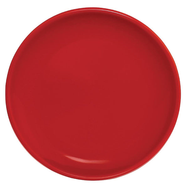 Olympia Cafe Coupe Plate Red - 205mm (Box 12) CG352 - Whisk Hospitality - CG352