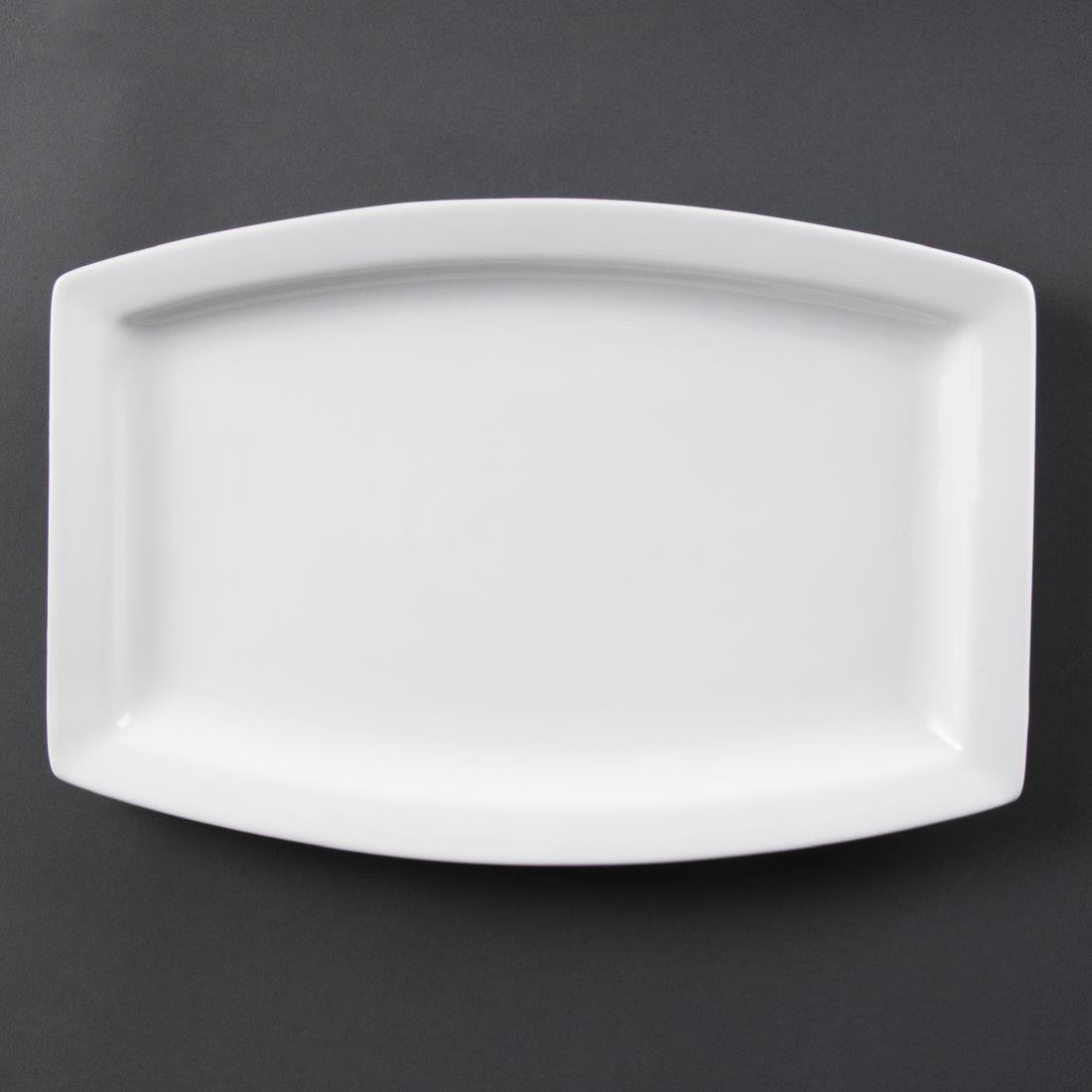 Olympia Whiteware Rectangular Plate - 320mm 12 3/4" (Box 6) C361 - Whisk Hospitality - C361