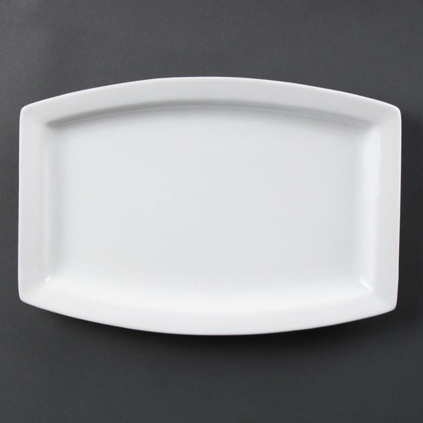 Olympia Whiteware Rectangular Plate - 320mm 12 3/4" (Box 6) C361 - Whisk Hospitality - C361