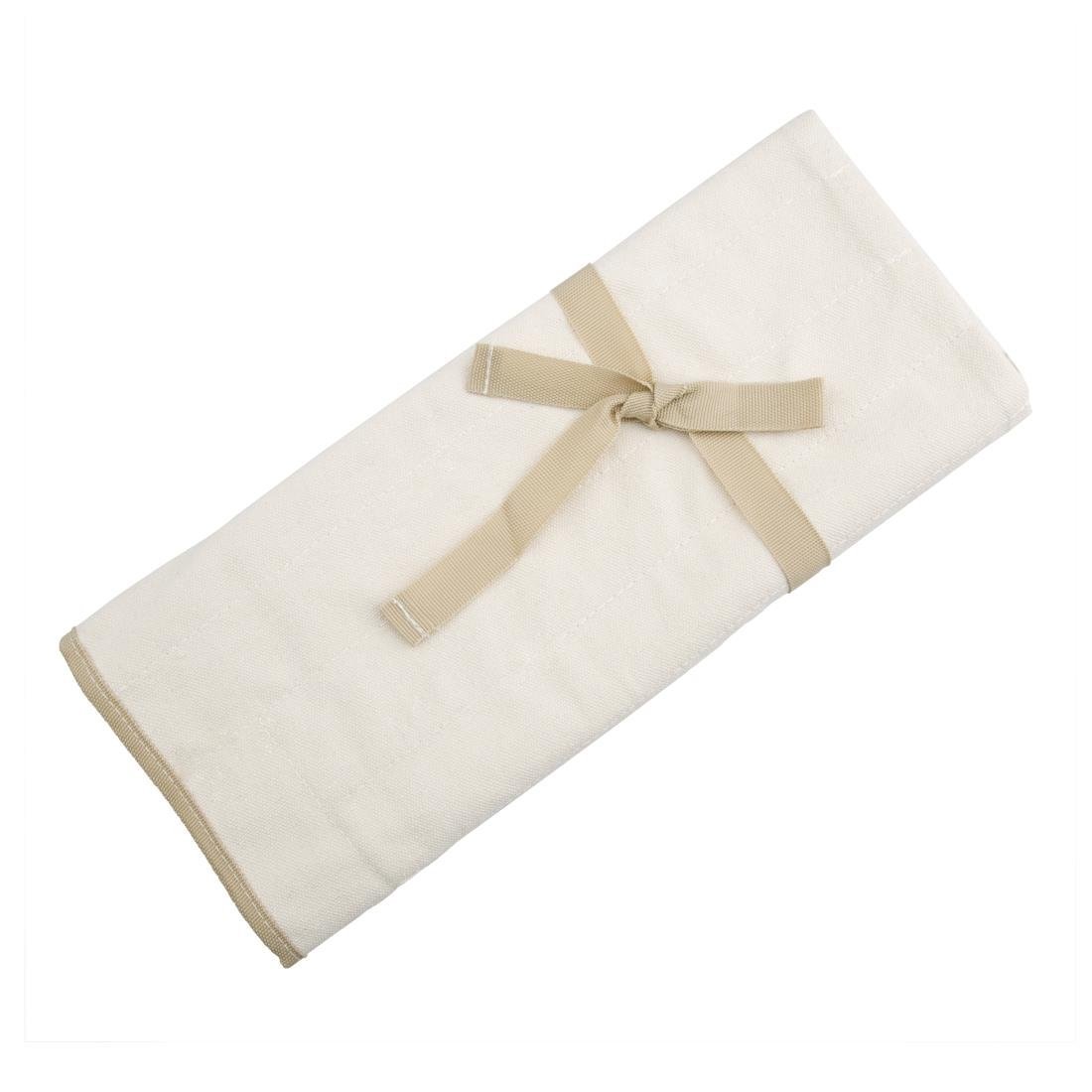 Vogue Knife Wallet Beige - 14 Compartment D702 - Whisk Hospitality - D702