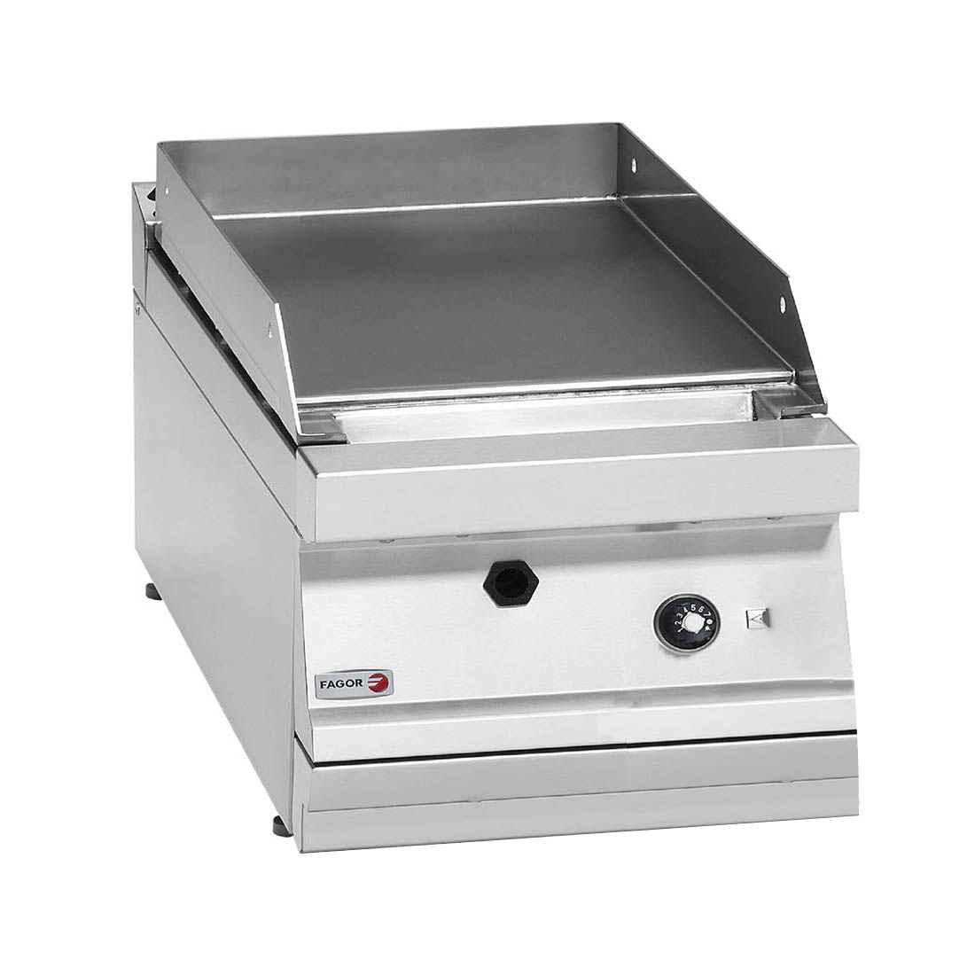 Fagor 700 series natural gas mild steel 1 zone fry top FTG7 - 05L - Whisk Hospitality - FTG7-05L