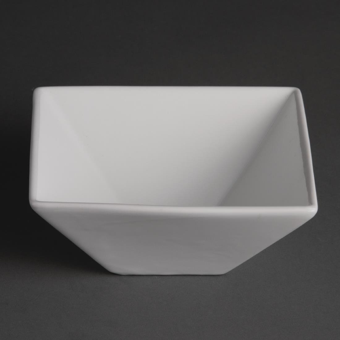 Olympia Whiteware Square Bowl - 170mm 6 3/4" (Box 12) U829 - Whisk Hospitality - U829