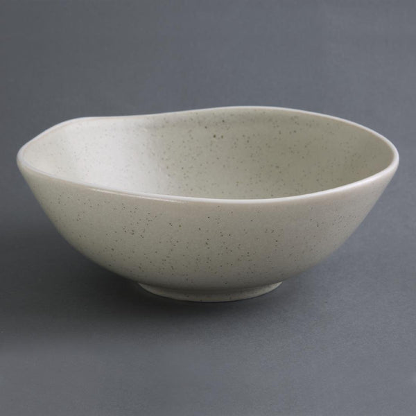 Olympia Chia Sand Deep Bowl 210x80(H)mm 8.25x3.2" 1250ml 44oz (Box 6) DR809 - Whisk Hospitality - DR809
