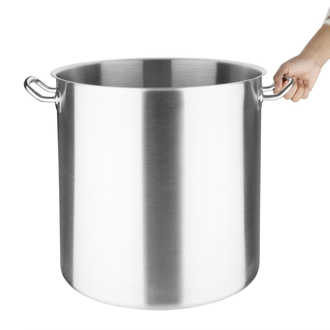 Vogue Deep Stockpot St/St - 400mm 15 3/4" T556 - Whisk Hospitality - T556