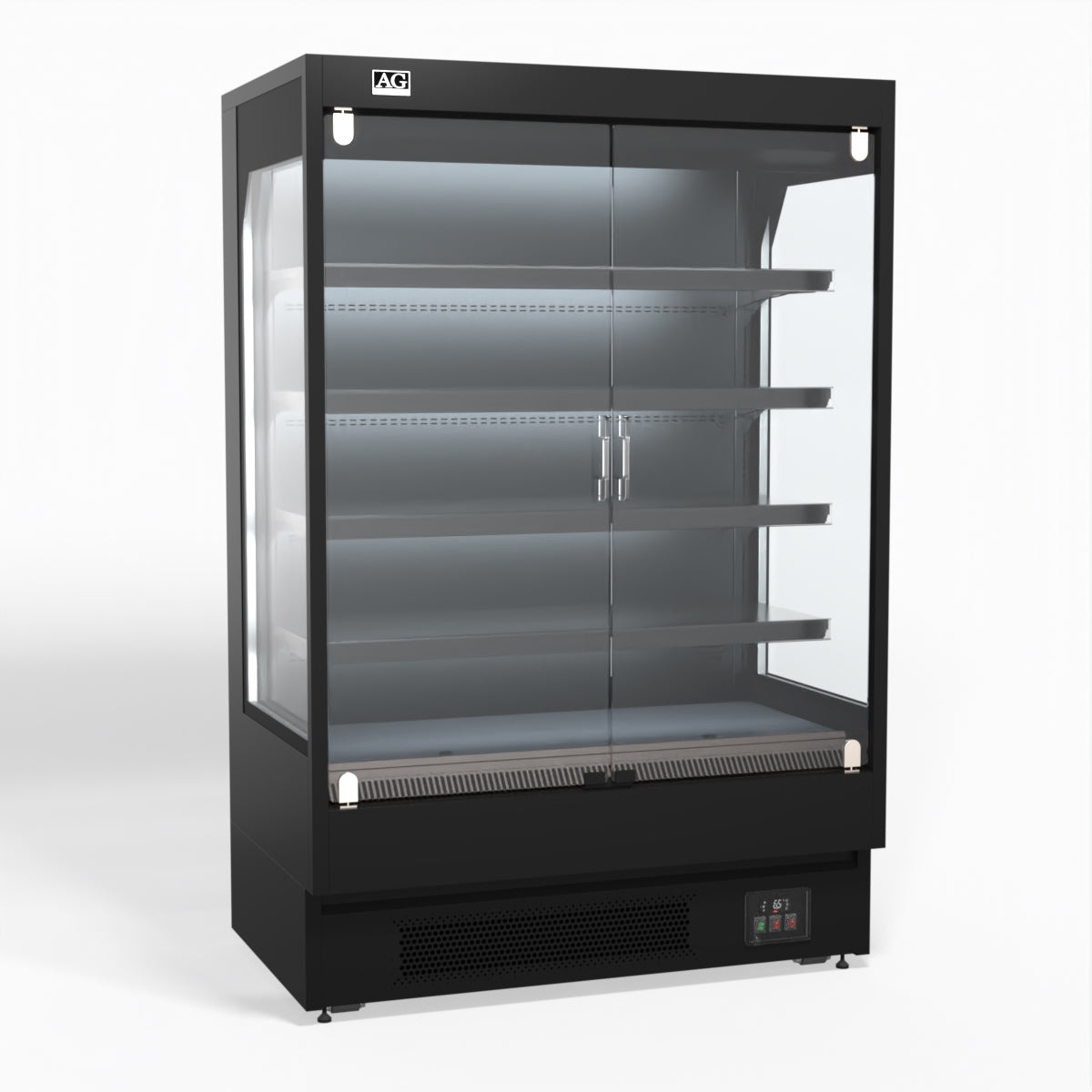 AG 1315mm Supermarket Multi Deck Showcase 2 door Glass Fridge MSD1300 - Whisk Hospitality - MSD1300