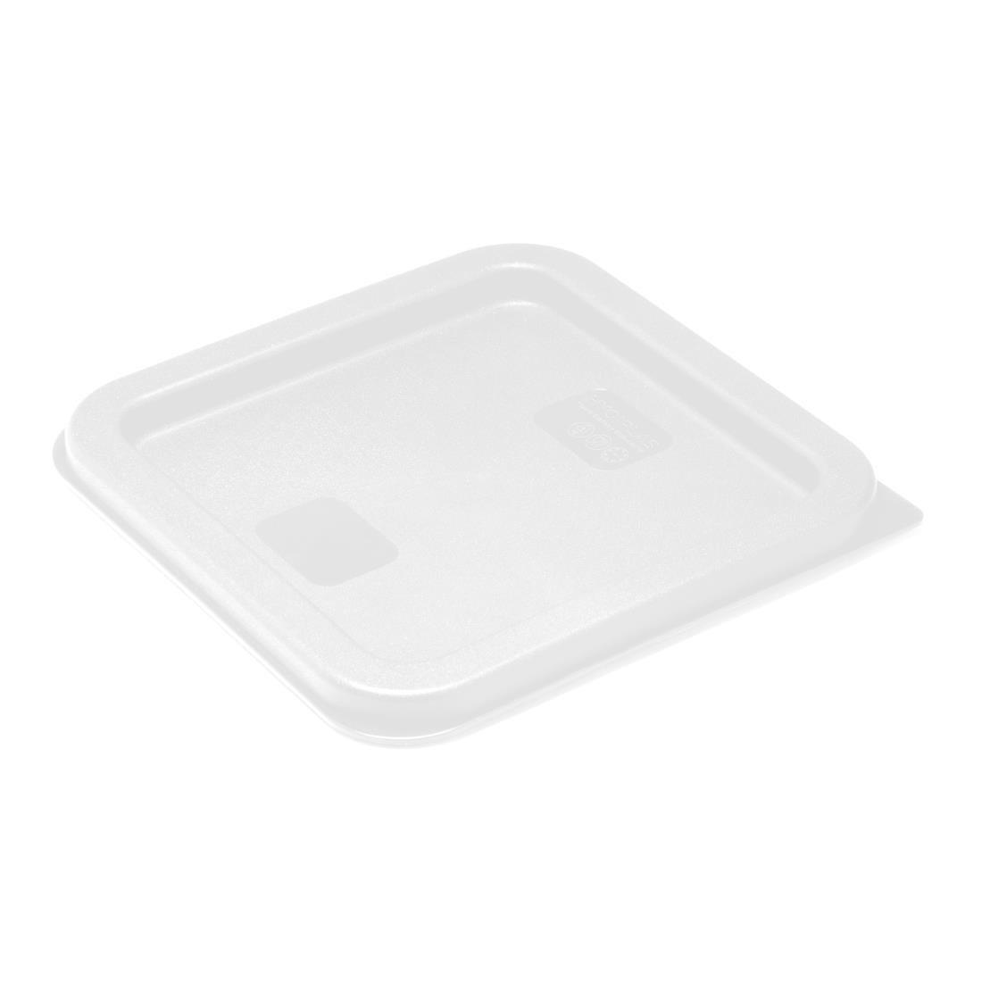 Hygiplas Square White Lid for - 1.5/3.5Ltr HY416 - Whisk Hospitality - HY416