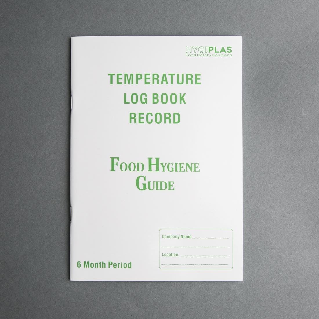 Hygiplas Temperature Log Book J201 - Whisk Hospitality - J201
